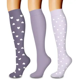 3-Pack Compression Running Orthopedic Socks - Performance and Comfort
