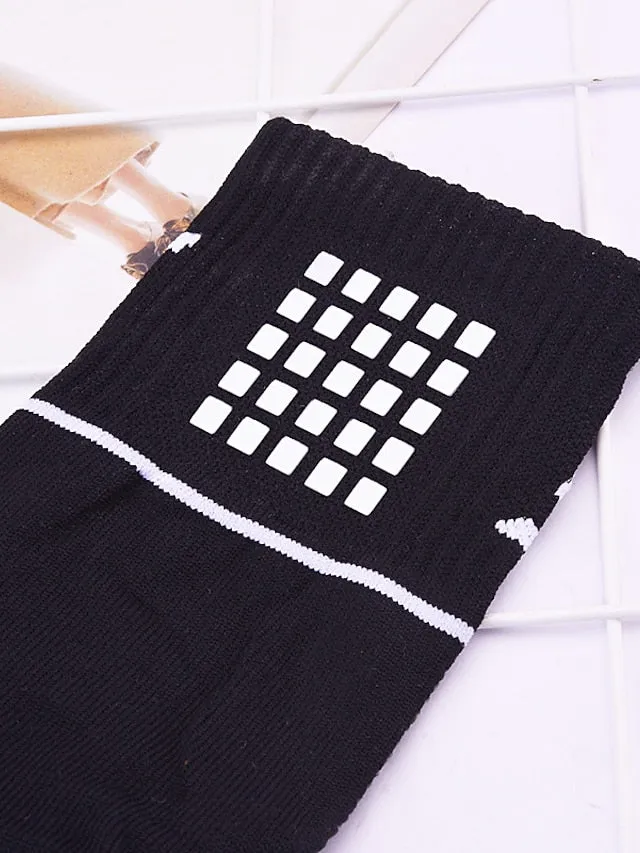 5 Pairs Compression Socks Ankle Socks Athletic Sports Socks Cycling Socks Women's Men's Cycling  Bike Bike Cycling Lightweight Breathable Quick Dry Fashion Nylon White Black Blue