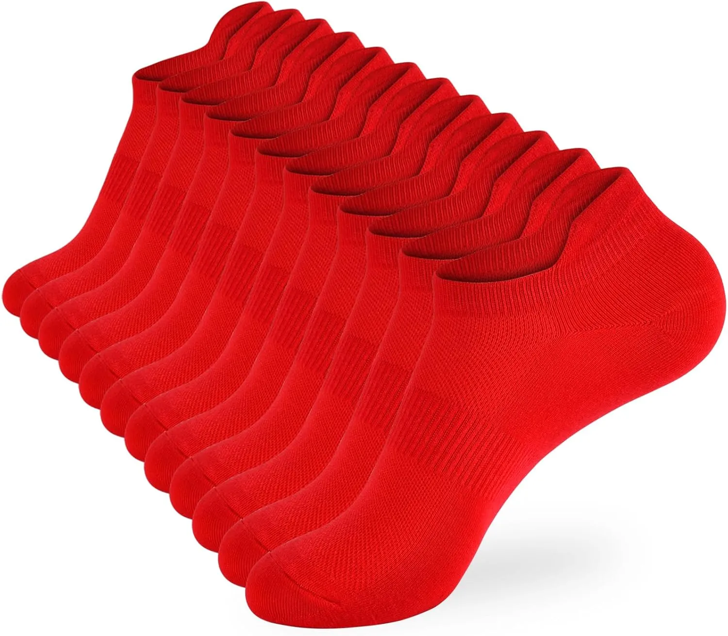 Ankle Socks Women's and Mens - 6/10 Pairs Low Cut Tab & No Show Athletics Running Socks