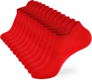 Ankle Socks Women's and Mens - 6/10 Pairs Low Cut Tab & No Show Athletics Running Socks