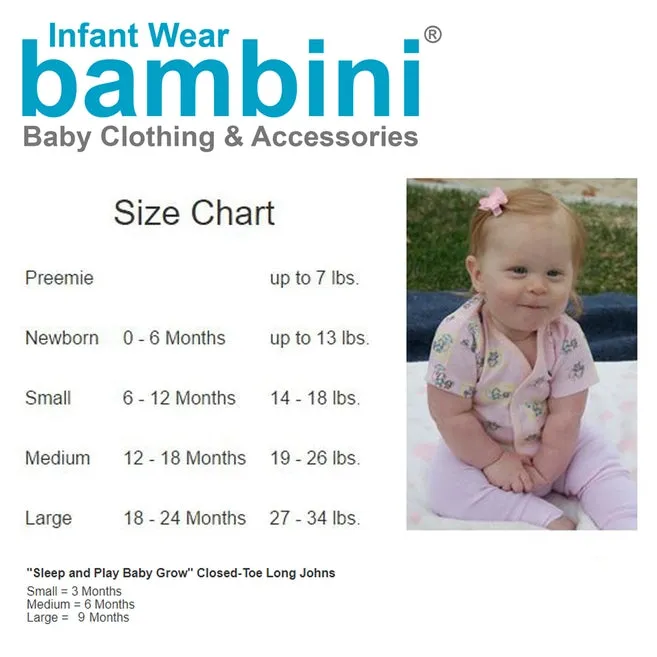 Bambini Longsleeve Onezie 3 Pack
