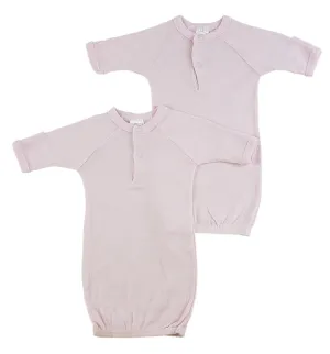 Bambini Preemie Solid Gown 2 Pack