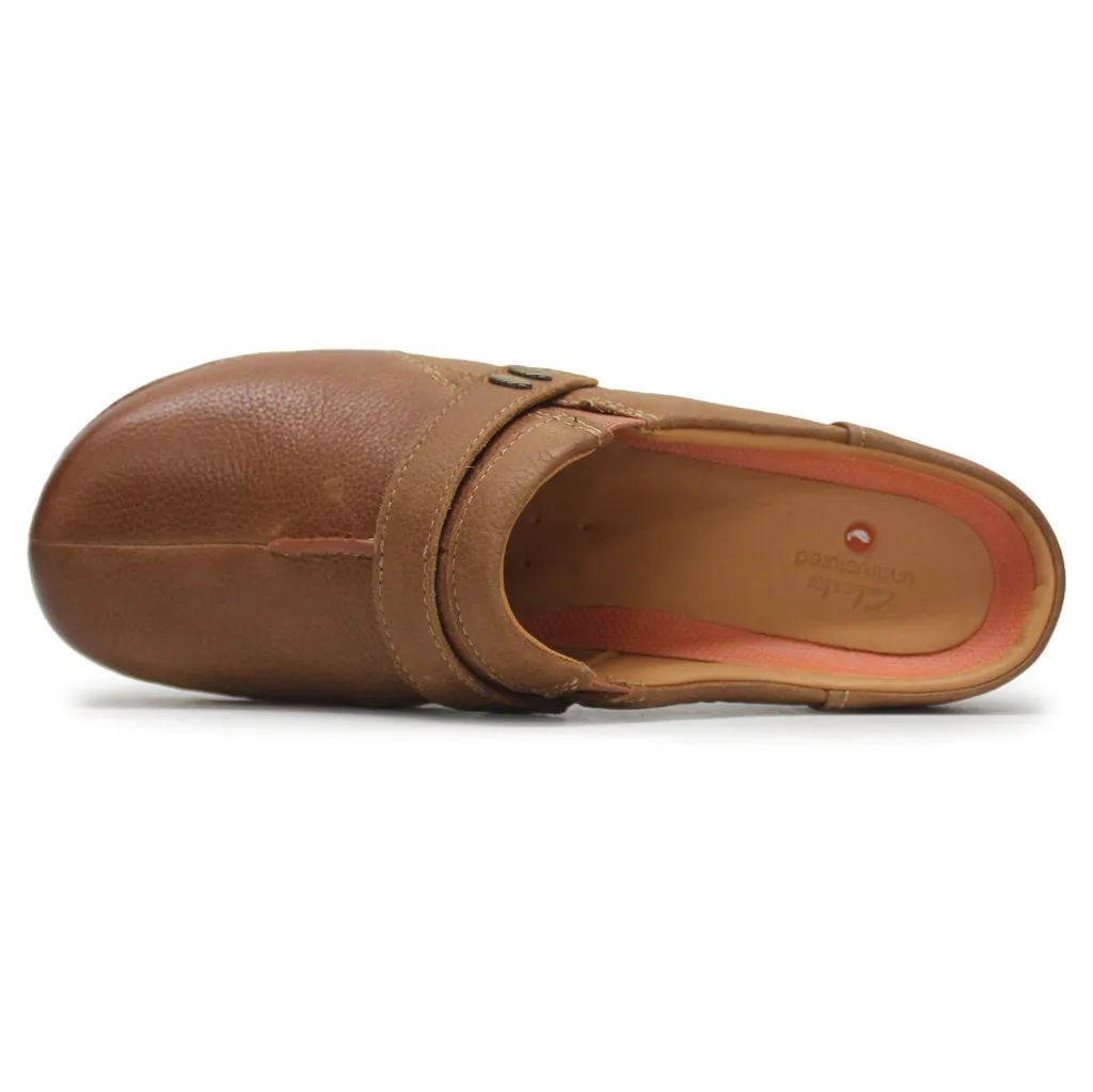 Clarks Un Loop Ease Leather Women's Slip On Shoes