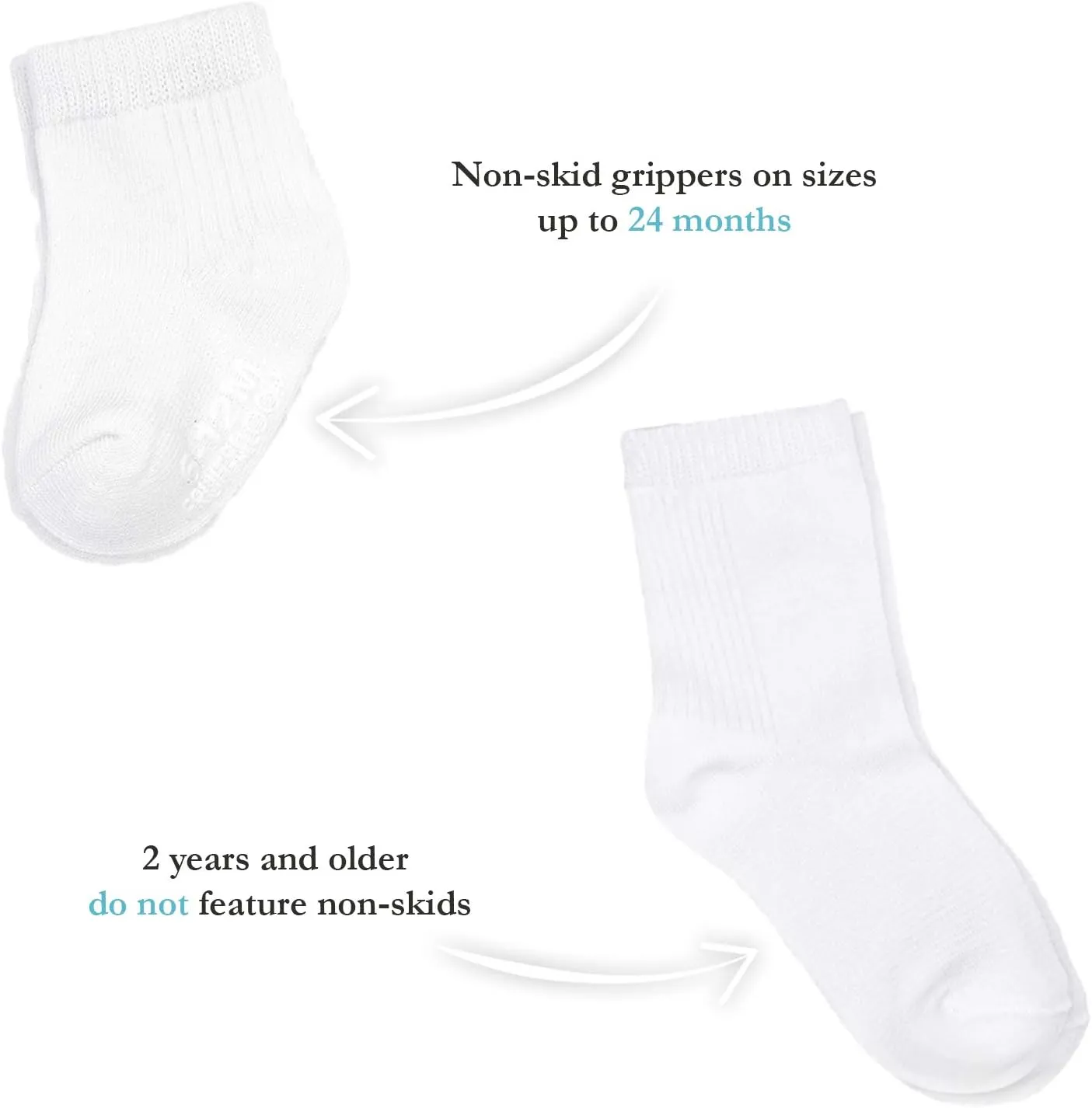 Fruit of the Loom Baby 14-Pack Grow & Fit Flex Zones Cotton Stretch Socks - Unisex, Girls, Boys