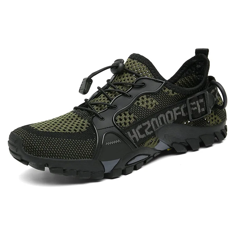 Joskaa school supplies  New Trekking Mountain Shoes Men Outdoor Athletic Shoes Wearable Sports Upstream Shoes For Man Light Elastic Band Trainers