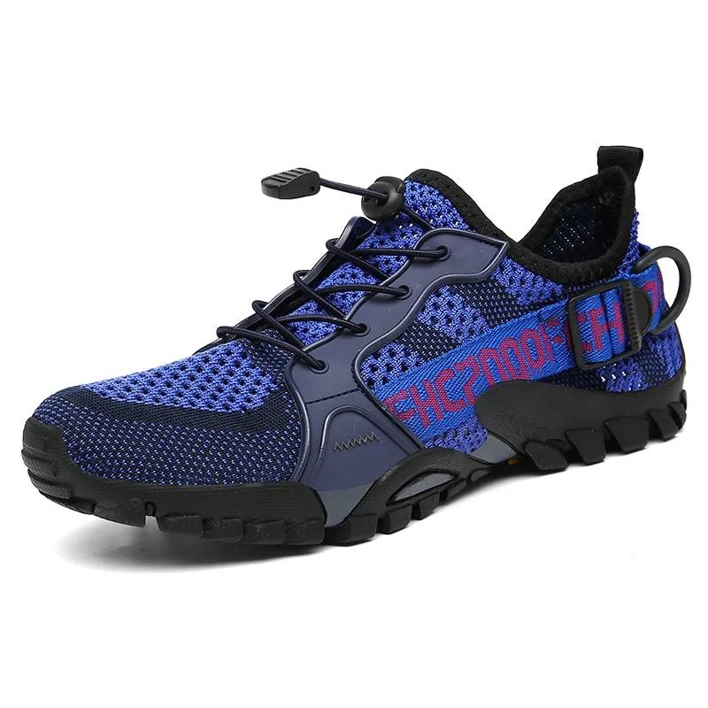 Joskaa school supplies  New Trekking Mountain Shoes Men Outdoor Athletic Shoes Wearable Sports Upstream Shoes For Man Light Elastic Band Trainers