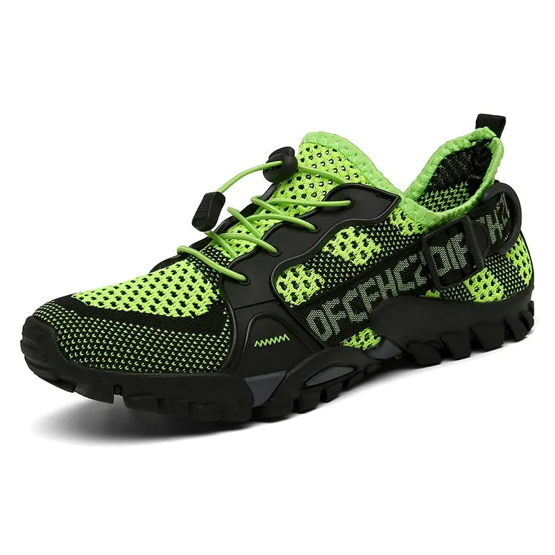 Joskaa school supplies  New Trekking Mountain Shoes Men Outdoor Athletic Shoes Wearable Sports Upstream Shoes For Man Light Elastic Band Trainers