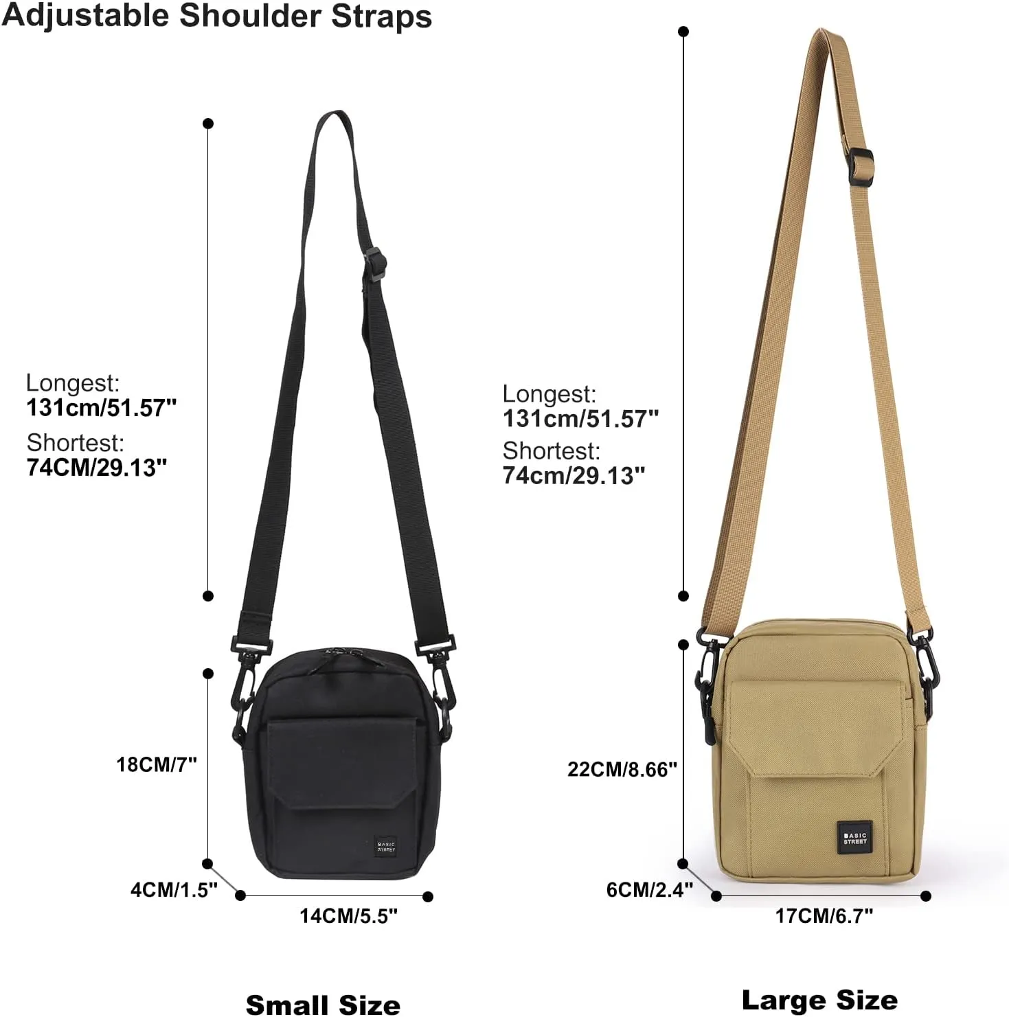 PAUBACK Crossbody Bag for Mens,Travel Passport Wallet Bag for Men for Cell Phone, Small Neck Pouch Side Shoulder Bag for Men