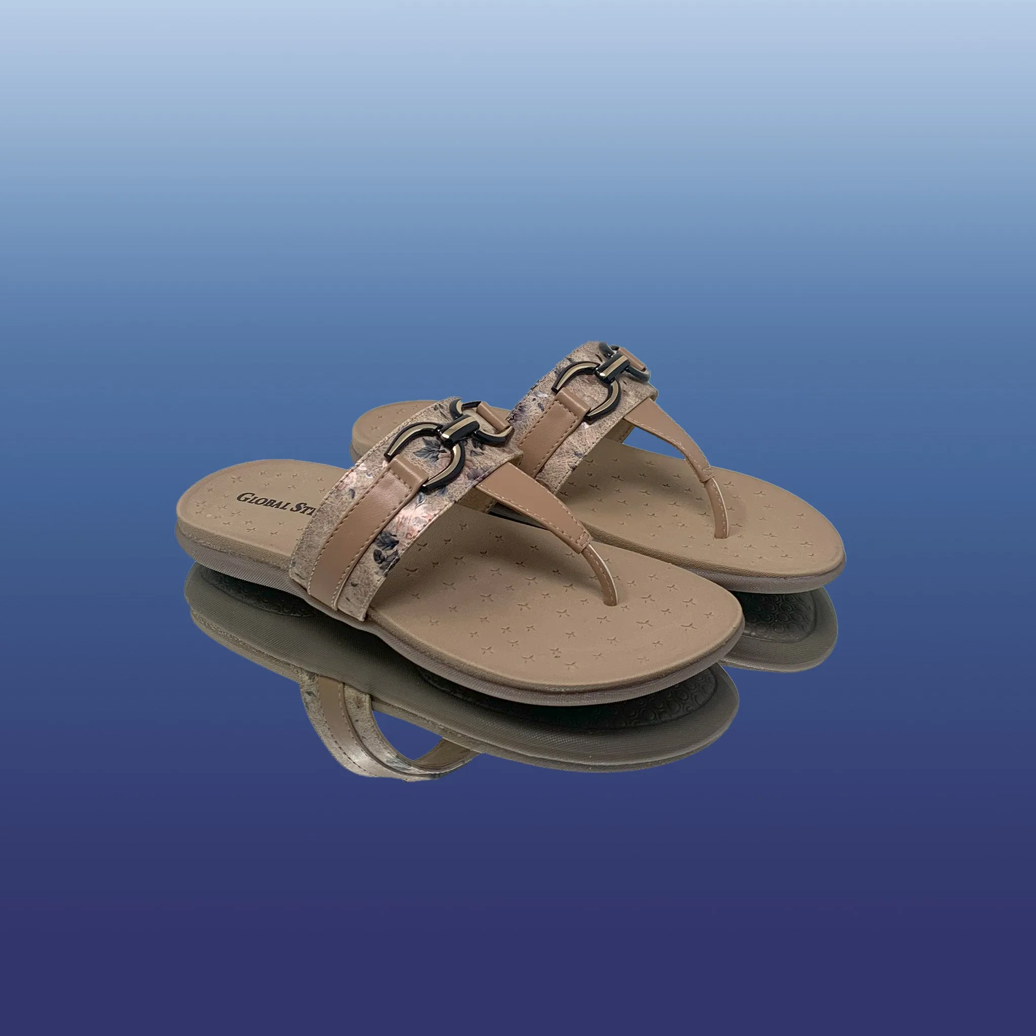 Refined Buckle Detail Sandals