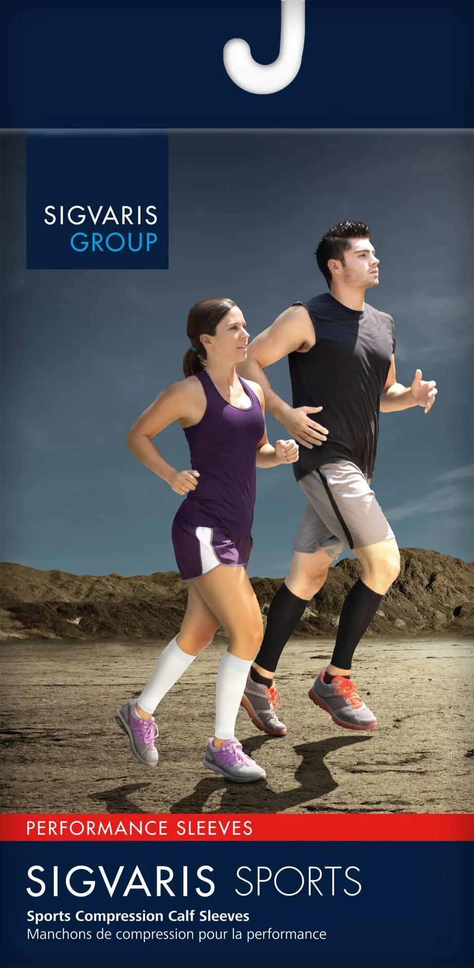 Sigvaris Well Being 412V Athletic Performance Leg Sleeves 20-30 mmHg