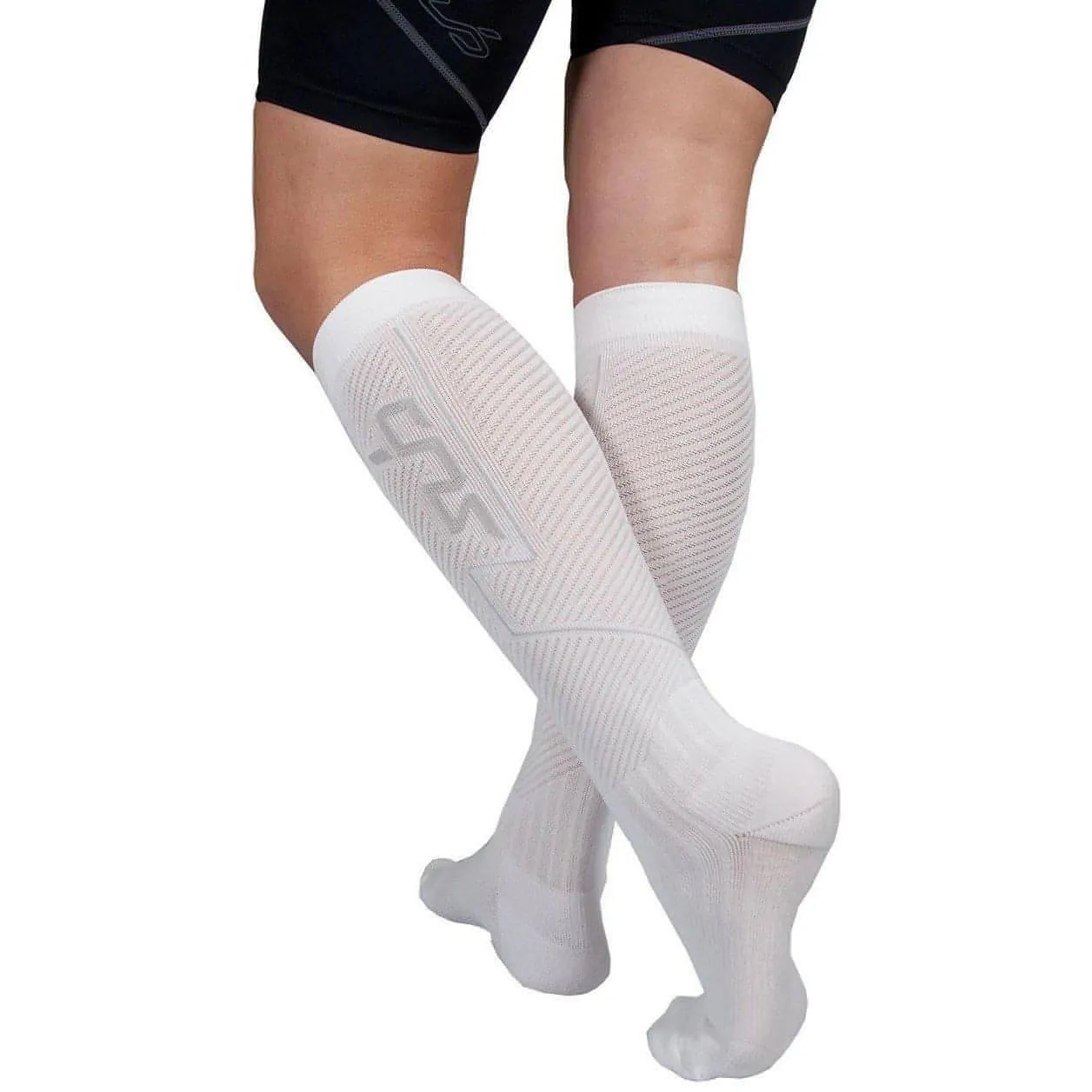 Sub Sports Elite RX Recovery Running Compression Socks - White