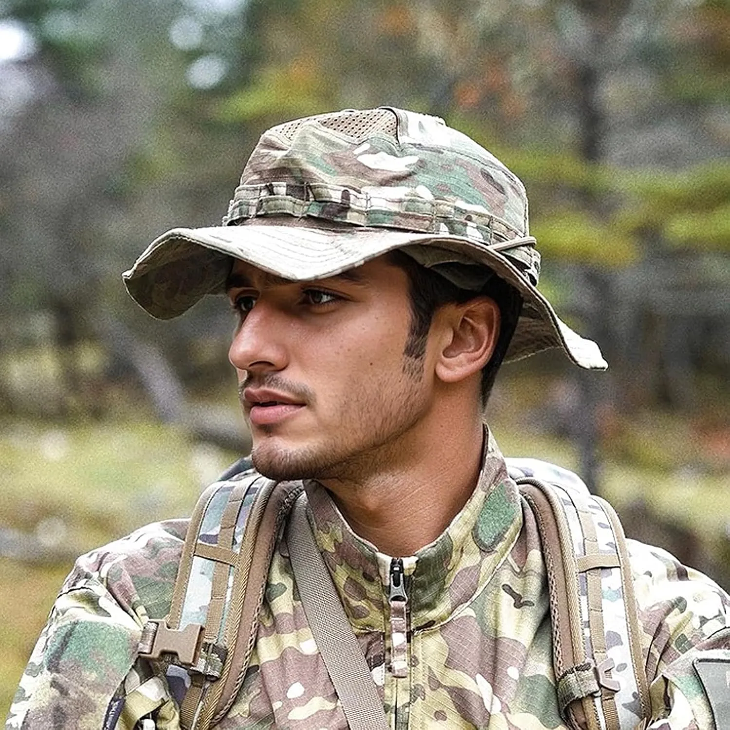Sun Hat Breathable Boonie Hats for Men Women Fishing Safari Bucket Hat Cap Hunting Outdoor Hiking Camping