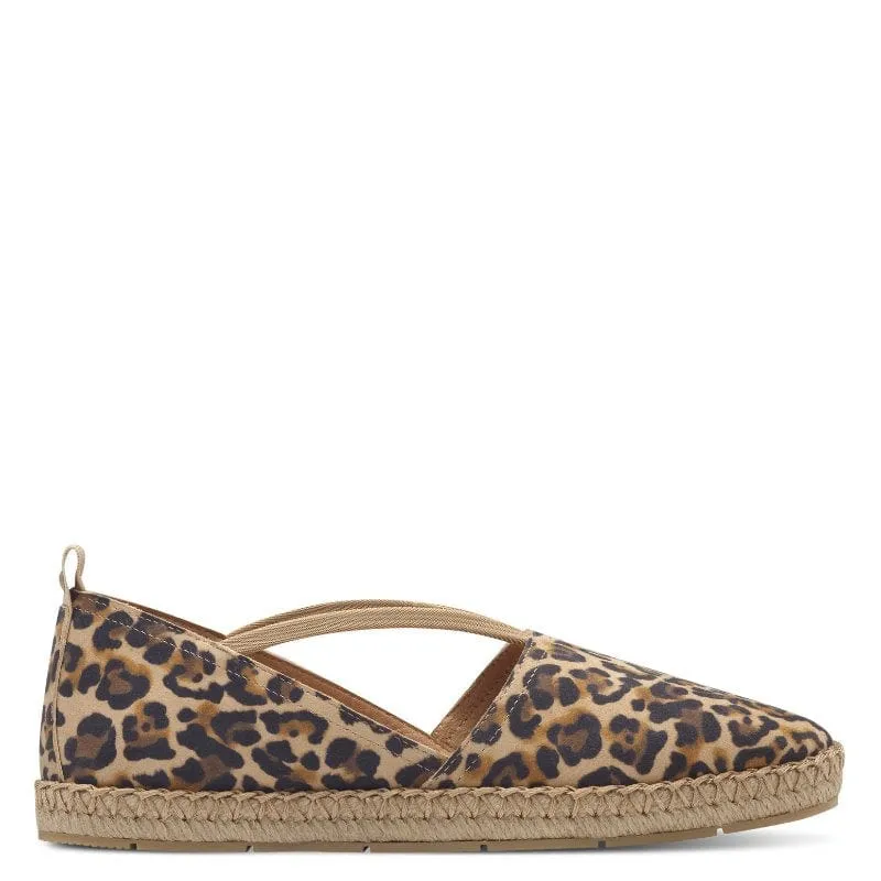Tamaris Womens Leopard Slip-on Shoes 1-24620-44