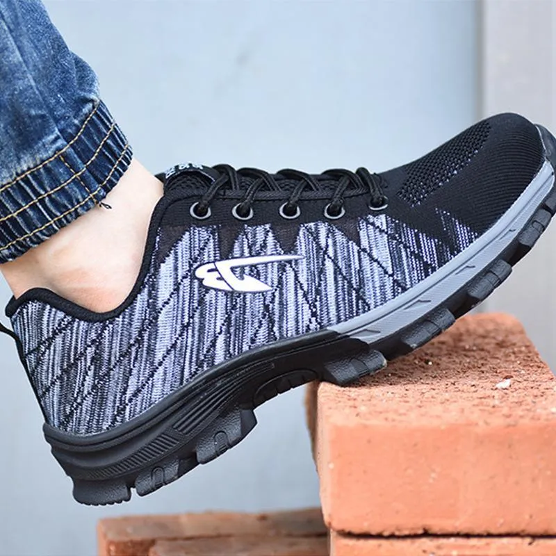Unisex Spring Steel Toe Shoes